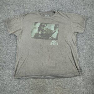 Poetic Justice Shirt Men 2XL Gray Tupac Shakur Movie Graphic Short Sleeve Adult